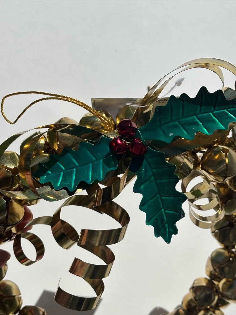 Wreath of Jingle Bells Vintage Montgomery Wards NOS Christmas